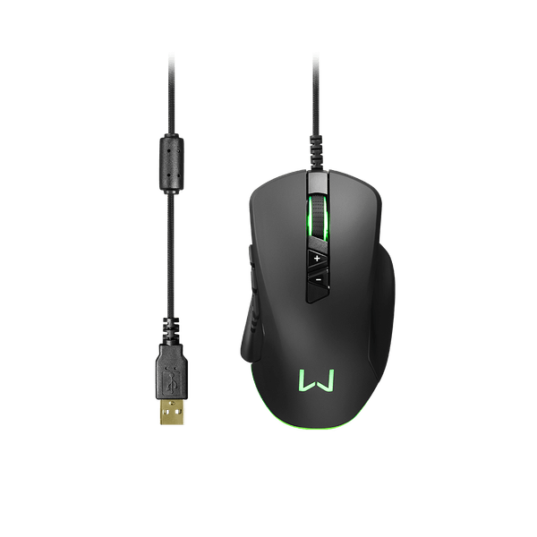 Mouse Gamer Moray 10000DPI Personalizável LED RGB Warrior - MO278 MO278