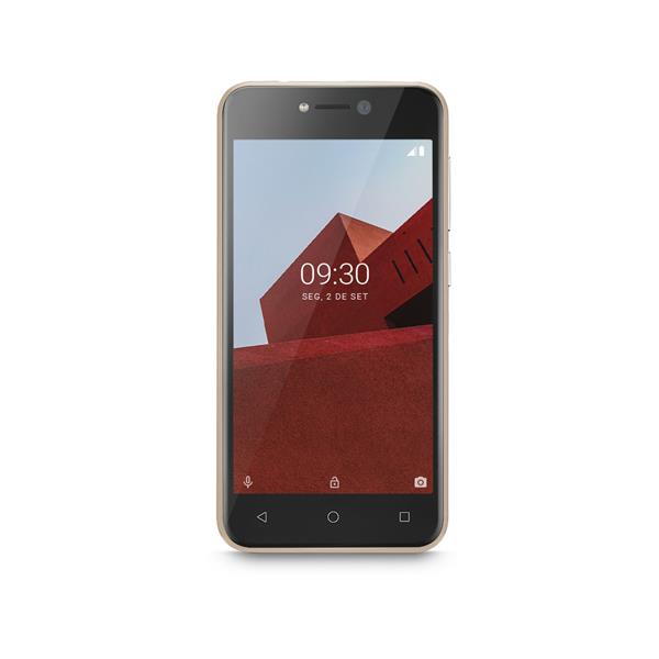 Smartphone Multilaser E 3G 32GB Tela 5.0 Android 8.1 Dual Câmera 5MP+5MP Dourado - P9129 P9129