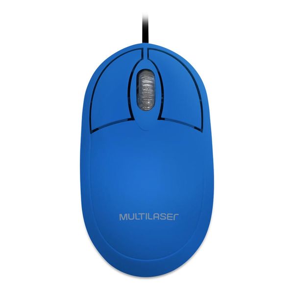 Mouse Classic Box Óptico 1200 dpi Full Azul USB - MO305 MO305