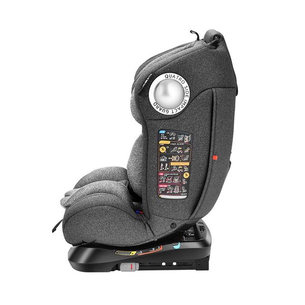 Cadeira para Auto Smart 360º Isofix 0-36 Kgs Cinza Litet - BB761 BB761