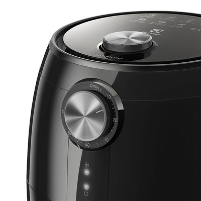 Air Fryer Electrolux por Rita Lobo 3,2L Preta Efficient com Timer 1400W (EAF15) 127V