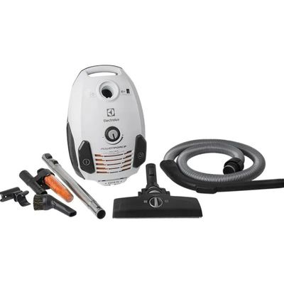 Aspirador de Pó com Saco Electrolux 1250W filtro HEPA PowerForce Silencioso Branco (PFC02) 127V