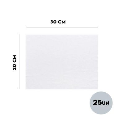 Pacote 25 Toalhas Para Manicure 20x30cm Descartável ix