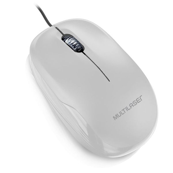 Mouse Classic Box Óptico USB 1200dpi Branco - MO294 MO294