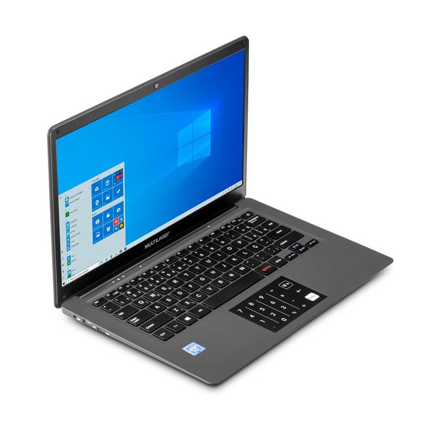 Notebook Legacy Cloud, com Windows 10 Home, Processador Intel Quadcore, Memoria 2GB 64GB, Tela 14,1 Pol. HD, Cinza, Multilaser - PC134 PC134