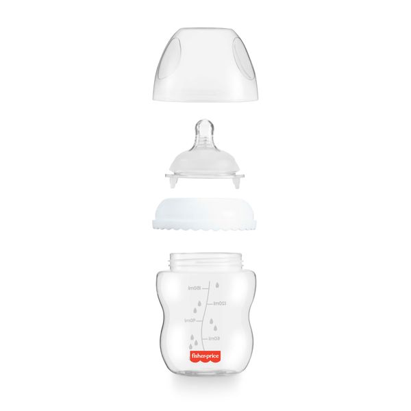 Mamadeira First Moments Clássica Neutra 150ml 0+ Fisher Price - BB1024 BB1024