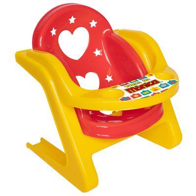 Boneca Mônica na Cadeira de papinha 1111 - Samba Toys