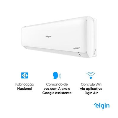 Ar Condicionado Elgin 12.000 BTUs Quente e Frio Eco Inverter II R32 220V
