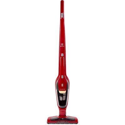Aspirador de Pó Vertical Sem Fio Electrolux Ergorapido 2 em 1 Luz LED até 30 min Vermelho (ERG23N) Bivolt