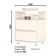 Kit 2 Mesas De Cabeceira Lacy Off White - Henn