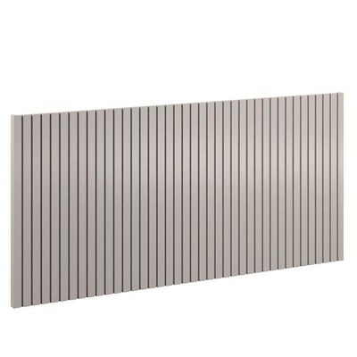 Painel Decorativo Ripado 230x109x49 Cm Cinza - Matic