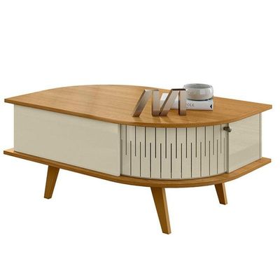 Mesa De Centro Indianápolis Cumaru Opala - Madetec