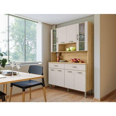 Kit Cozinha Golden 8 Portas Freijó Soft - Kits Paraná
