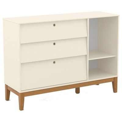 Cômoda Sapateira Unique Off White Eco Wood - Matic