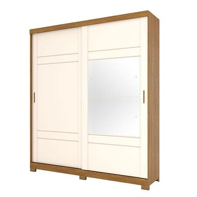 Guarda Roupa Casal Verg Nature Off White - Henn