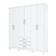 Guarda Roupa Casal City 6 Portas Branco - Henn