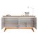Aparador Para Sala Buffet Classic 1.8 Off White Nature - Imcal