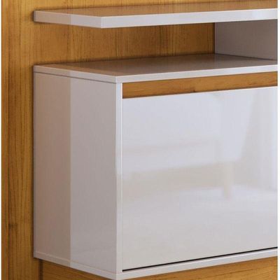 Estante Home Theater Fit 1.2 Nature Off White - Imcal