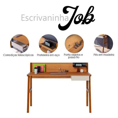 Escrivaninha Job Nature Off White - Imcal