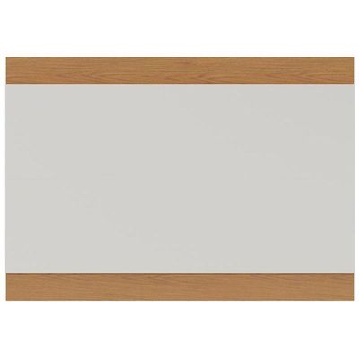 Painel Para Tv Suspenso Nilo Off White Matte Freijó - Colibri