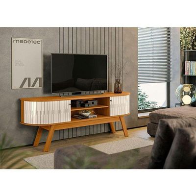 Rack Bancada Valência Cinamomo Off White - Madetec