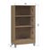 Cômoda 867 4 Gavetas Com Armário Multiuso 2 Portas Pequeno Castanho Off White - Poquema