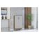 Guarda Roupa Solteiro Tóquio 4 Portas Com Armário Multiuso 2 Portas Pequeno Castanho Off White - Poquema