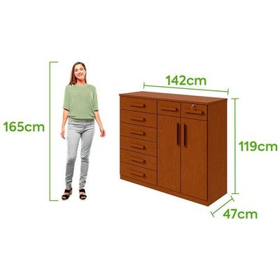 Cômoda Sapateira Toronto Frassino - Lopas