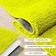 Tapete Passadeira Quarto Antiderrapante Amarelo 50 X 140 Cm