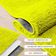 Tapete Sala Felpudo Peludo Amarelo 50 X 100 Cm