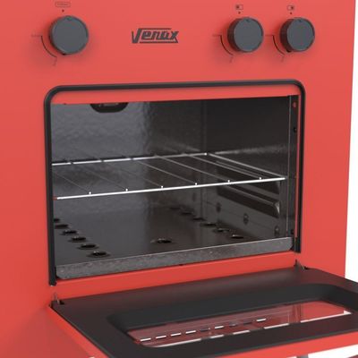 Fogão Portátil 2 Bocas Venax Mini Cook GLP Vermelho
