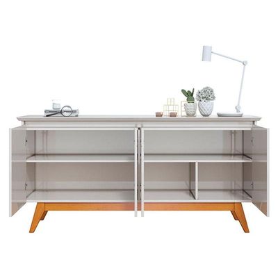Aparador Para Sala Buffet Classic 1.8 Off White - Imcal