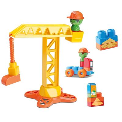 Blocos de Montar Tchuco Blocks Construção 55 Peças 0255 - Samba Toys