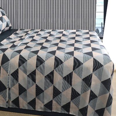 Jogo de Cama Duplo Queen 4 peças 140 Fios 250x240cm Nico Realce Premium - Sultan