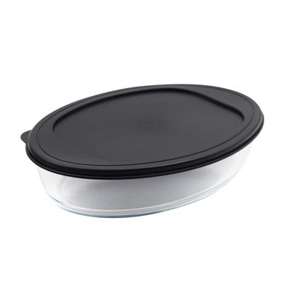 Assadeira Oval com Tampa 4L