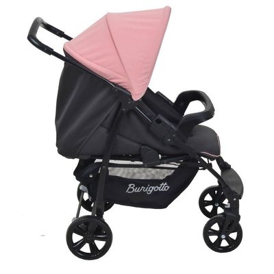 Travel System Burigotto Carrinho De Bebê Com Bebê Conforto Ecco + Touring X Rosa U