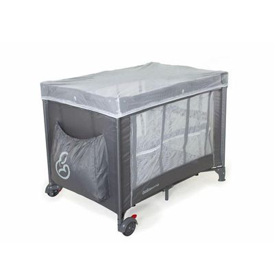 Berço Portátil Galzerano Triton Desmontável Com Mosquiteiro Grafite - Grafite