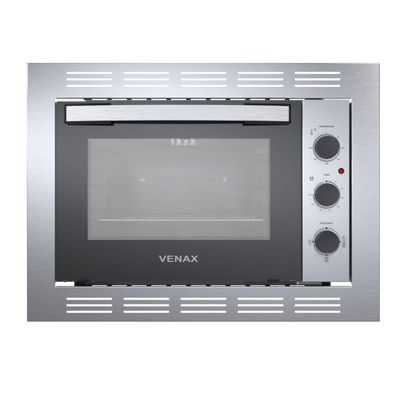 Forno De Embutir Elétrico Venax Grand Gourmet 45L Inox Preto 127V