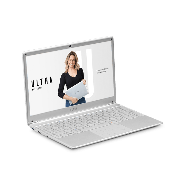 Notebook Ultra com Windows 10 Home, Processador Intel Core i3, Memória 4GB 1TB HDD, Tela 14,1 Pol. HD, Prata - UB431 UB431
