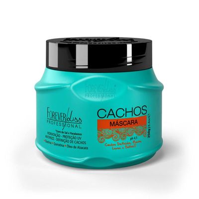 Máscara Cachos Para Cabelos Cacheados Forever Liss 250g