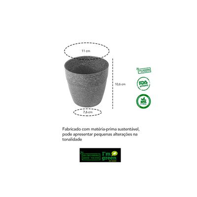 Mini Vaso Marrom Terracota Cachepot Suculenta Cacto ECO P 1un