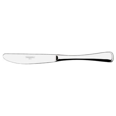 Faca De Mesa Tramontina Mônaco Em Aço Inox Forjado Acabamento Alto Brilho Com Detalhes No Cabo