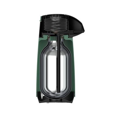 Garrafa Térmica Tramontina Exata Em Plástico Verde Com Ampola De Vidro 1 L