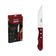 Conjunto De Facas Para Churrasco Jumbo Tramontina Em Aço Inox Com Cabo Vermelho Polywood 4 Peças