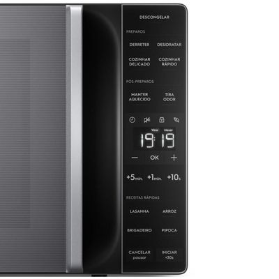Micro-ondas Electrolux 23L cor Inox Efficient com Descongelamento Assistido (ME23S) 220V
