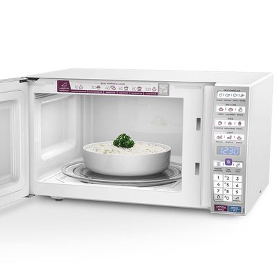 Micro-ondas Electrolux 34L Branco com Função Tira Odor e Manter Aquecido (MEO44) 127V