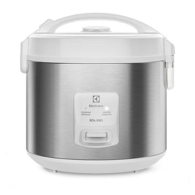 Panela de Arroz Elétrica Electrolux por Rita Lobo 3,5L Branca Efficient Visor Glass (ERC31) 220V