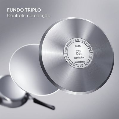 Panela Wok Antiaderente Electrolux Design 28 cm Não se aplica