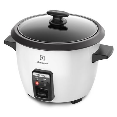 Panela de Arroz Elétrica Electrolux por Rita Lobo 1,3L Branca Efficient (RCB50) 220V