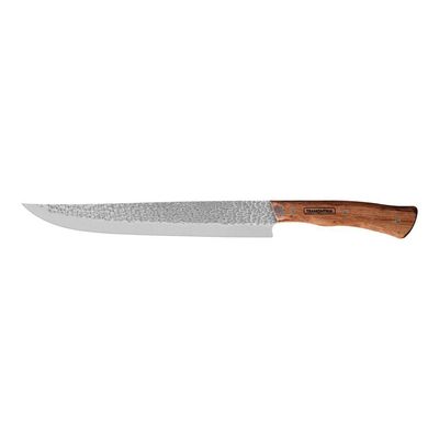 Faca Butcher Tramontina Nômade Com Lâmina Em Aço Inox E Cabo De Madeira 10 Polegada